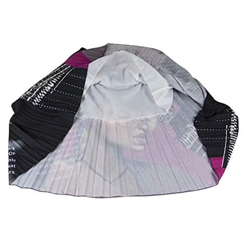 Graffiti Pleated Skirts with Cartoon Print for Women