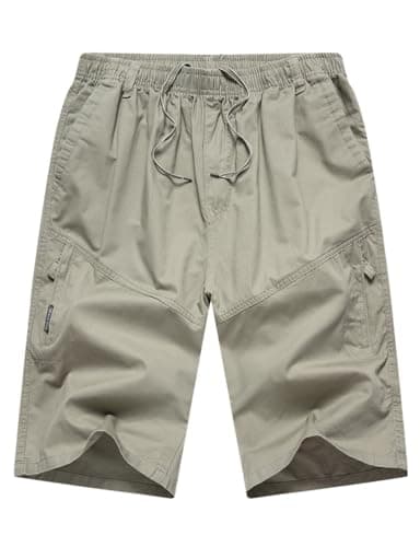 Summer Cotton Shorts for Men — Light Grey