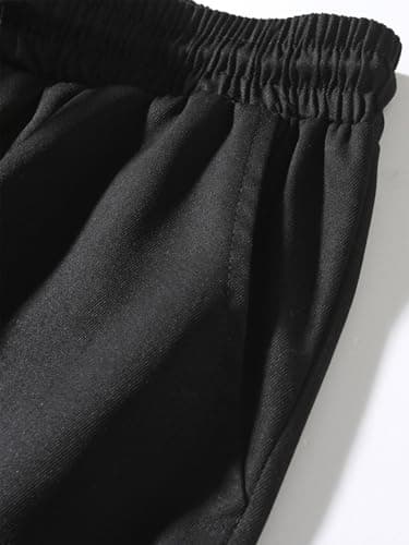 IDEALSANXUN Mens Casual Cotton Cargo Joggers with Drawstring Waist