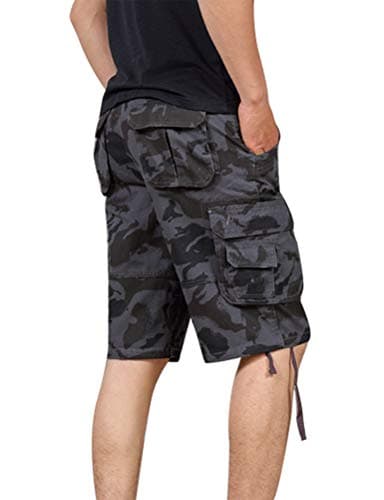 Mens Camo Cargo Shorts