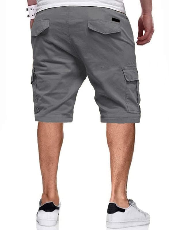 PIDOGYM Men's Waterproof Casual Cargo Shorts with 6 Pockets