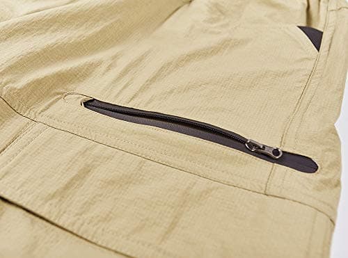 Kolongvangie Men's Outdoor Comfortable Lightweight Cargo Shorts with Multi Pockets