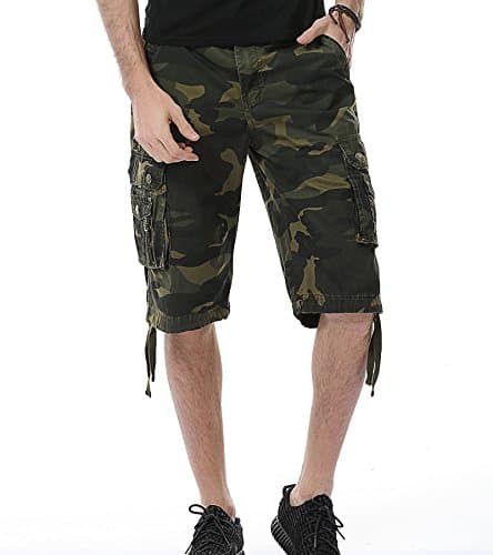 DONGD Men's Camo Cargo Shorts