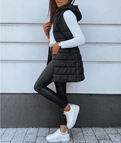 Women's Winter Hooded Puffer Vest