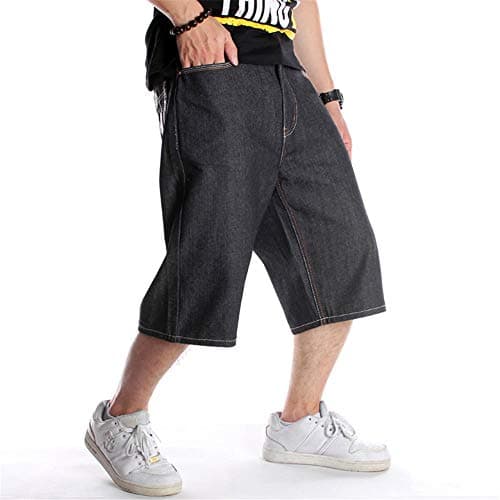 LUOBANIU Men's Classic Denim Shorts Vintage 90s Summer Casual Shorts