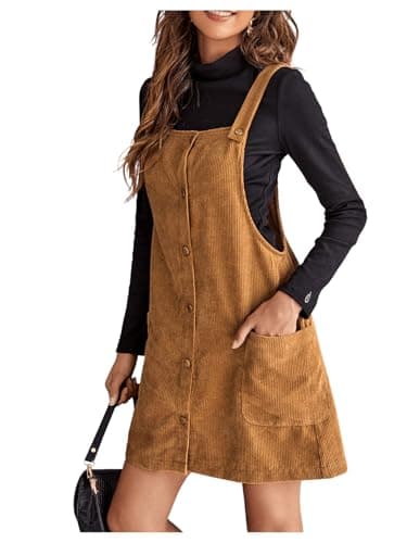 Floerns Women's Pinafore Dress