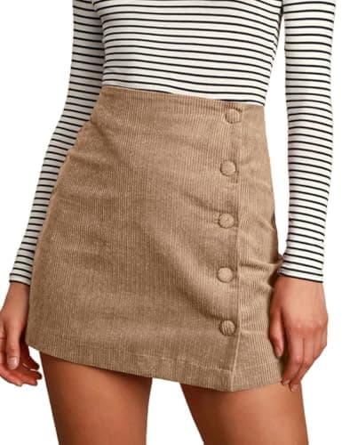 IDEALSANXUN High-Waisted Short Pencil Skirt
