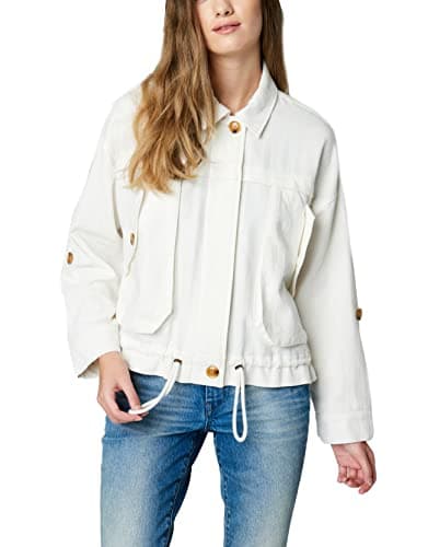 BLANKNYC Women's Luxury Linen Utility Jacket with Pockets — Great Catch