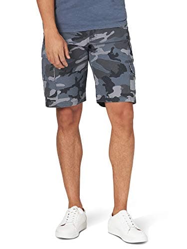 Wrangler Authentics Men's Stretch Twill Cargo Shorts — Turbulence Camo