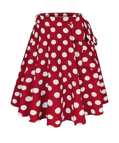 TIYOMI Women's Plus Size Stretchy Swing Corduroy Skater Skirt XL-5XL — #9_ F0185_ Pd _ Bdh