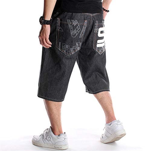 LUOBANIU Men's Classic Denim Shorts Vintage 90s Summer Casual Shorts
