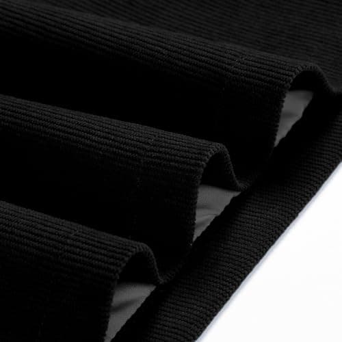 IDEALSANXUN High-Waisted Knee-Length Corduroy Skirt for Women