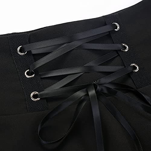 IDEALSANXUN 2024 Women's Gothic Plaid Mini Skirt