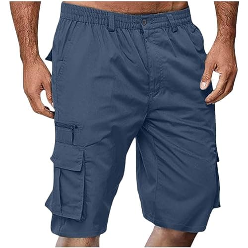 Men's Cargo Shorts — 01#navy