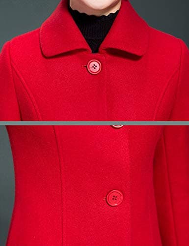 Women's Wool Trench Coat for Winter