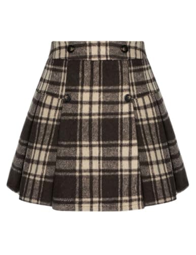Women's 2024 Plaid Mini Skirt by Kate Kasin — Big Brown
