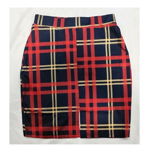 Topdress Women's High Waisted Elastic Pencil Skirts with Slit