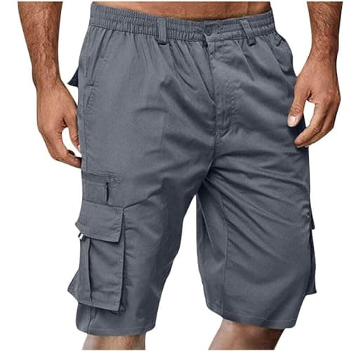 Men's Cargo Shorts — 01#grey