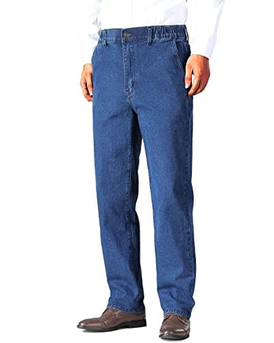 Men's Elastic Waist Jeans