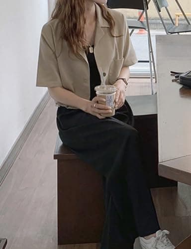 Cropped Blazers for Women: Casual Lightweight Cotton Linen Jacket