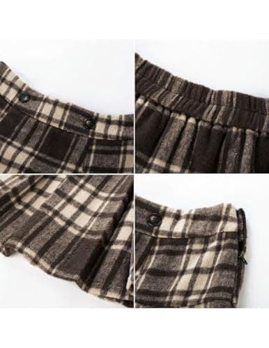 Women's 2024 Plaid Mini Skirt by Kate Kasin