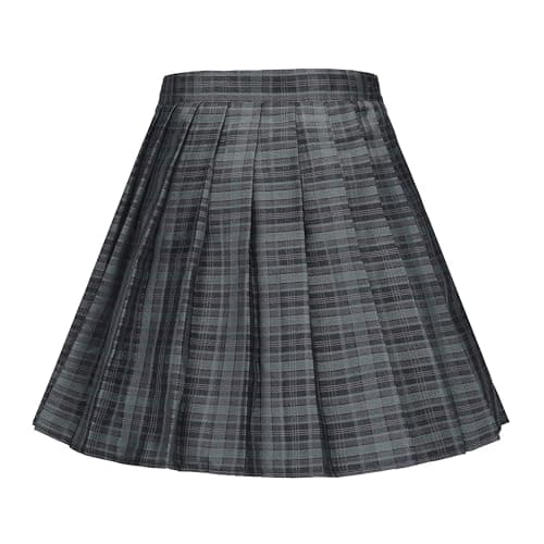 Urban CoCo Women's Plaid Pleated Mini Skirt — #11