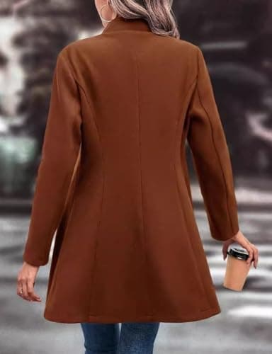 IDEALSANXUN Women's Trendy Wool Peacoat & Blazer Jackets