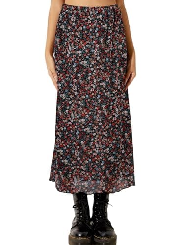 Avanova Bohemian Ditsy Floral Midi Skirt — Floral Muticolor
