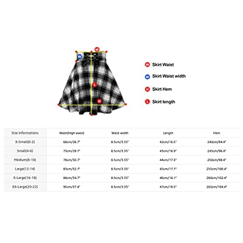 Gothic Plaid Mini Skirt for Women - 2024 Collection