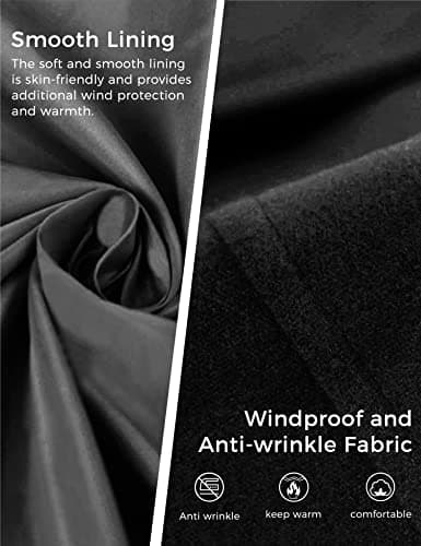 Women's WantdoDouble Breasted Pea Coat Mid-Long Trench Belted Winter