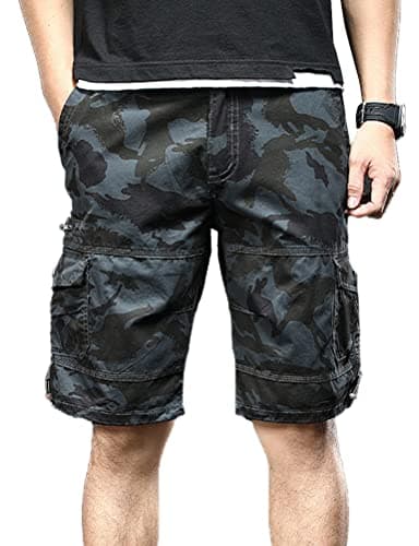 Men's Summer Casual Baggy Cargo Shorts — Camo