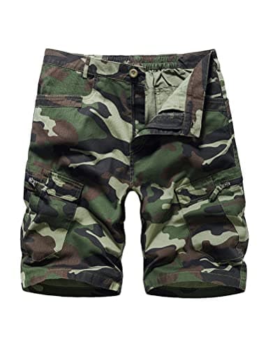 Men's Camo Cargo Shorts for Summer Outdoor Activities — Camo Army