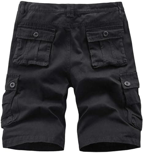 Vcansion Men's Casual Cotton Camo Cargo Shorts with Multiple Pockets