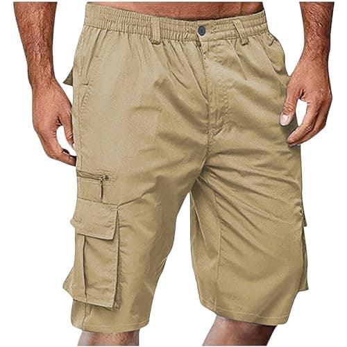 Men's Cargo Shorts — 02#khaki
