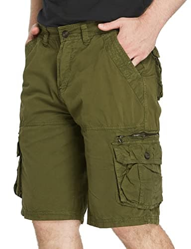Men's Cargo Shorts with Multi-Pockets