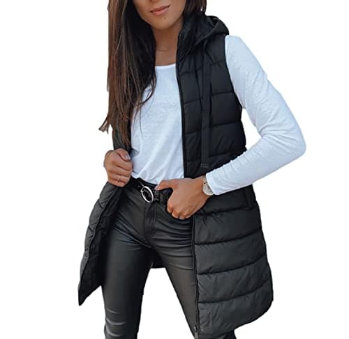 Women's Winter Hooded Puffer Vest