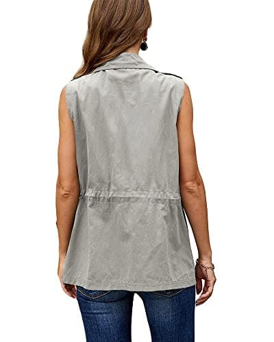 Casual Military Utility Vest for Women