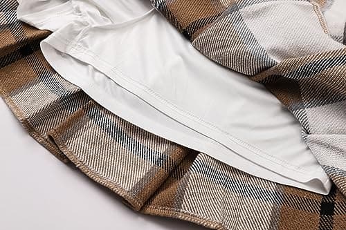 Sangtree Women's Wool Pleated Skirt with Stretch Band, US 4XL, Winterattice