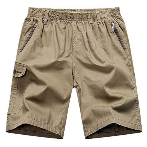 Men's 100% Cotton Cargo Shorts