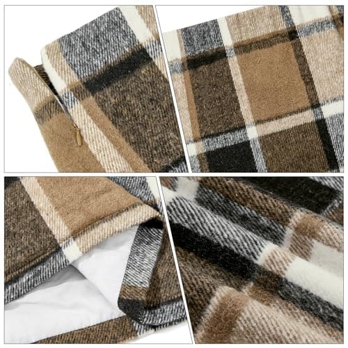 Plaid High Waist Pencil Skirt for Women: Fall/Winter Trend
