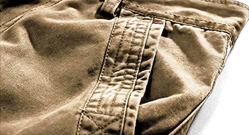 utcoco Men's Relaxed Fit Multi-Pocket Cargo Shorts in Cotton