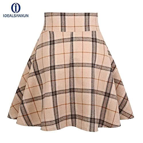 Gothic Plaid Mini Skirt for Women - 2024 Collection