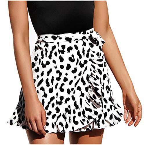 2024 Women's Mini Skirt in Ruffle A-Line Style