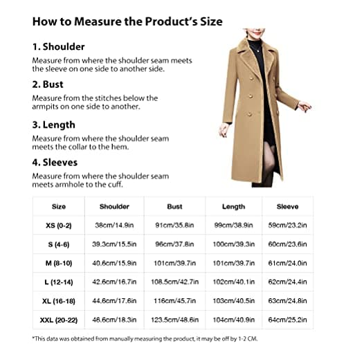 Women's Double Breasted Wool Peacoat with Fur Collar by IDEALSANXUN