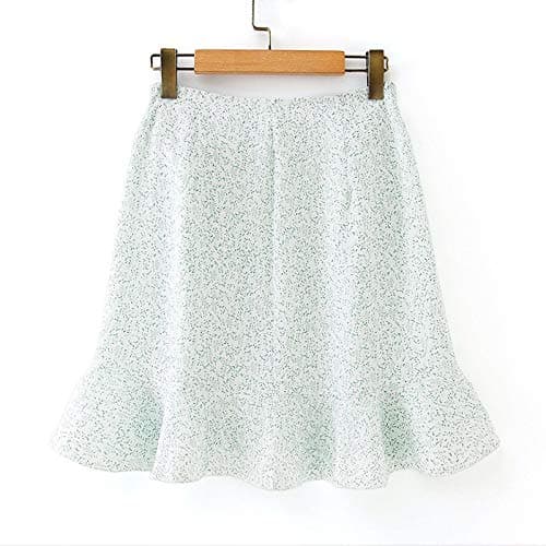 Women's Floral Print Ruffle Beach Skirt