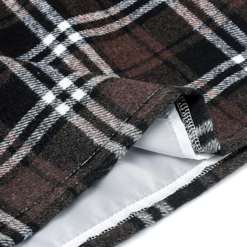 Stylish Women's High Waist Wool Plaid Mini Skirt for Fall Winter