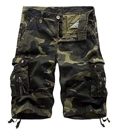 DONGD Men's Camo Cargo Shorts