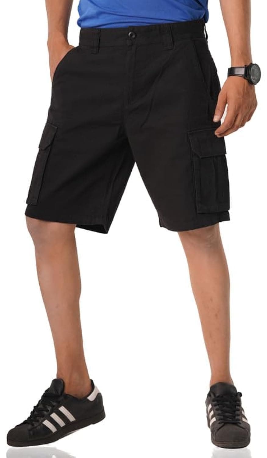 Alamo Men's Regular Fit 100% Cotton Heavy Duty Cargo Shorts