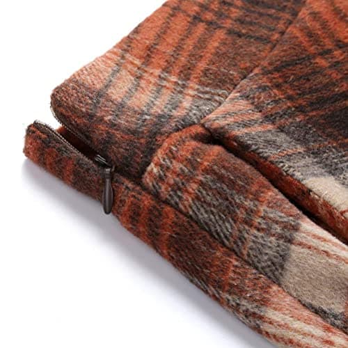 Ylingjun Warm Wool Midi Skirts for Winter Fall