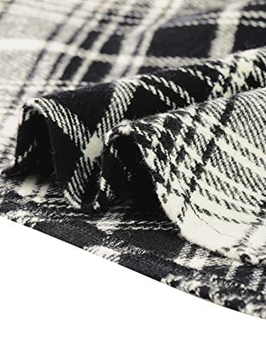 Allegra K Women's Vintage Tartan Plaid A-Line Skirt